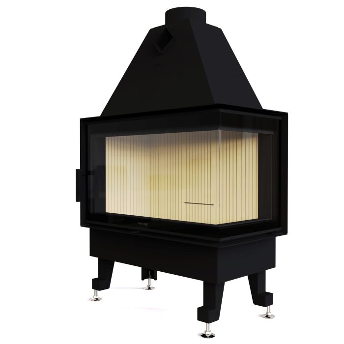 Камінна топка M-FIRE 80 (890/540) кутова права (17kW)
