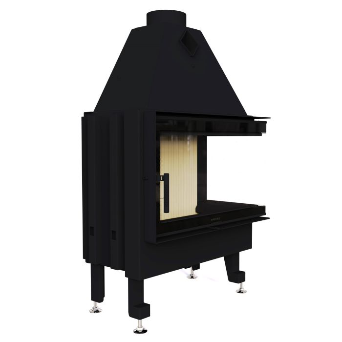 Камінна топка M-FIRE 80 (890/540) кутова права (17kW)
