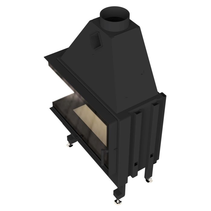 Камінна топка M-FIRE 80 (890/540) кутова ліва (17kW)