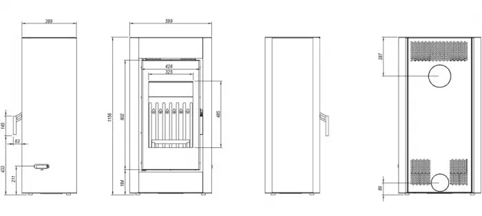 Піч-камін Defro Home SOLUM