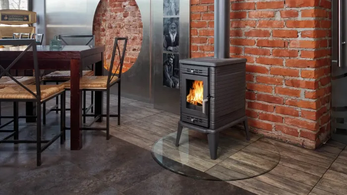 Піч-камін Kratki KOZA K10 Ø 130 TURBOFAN