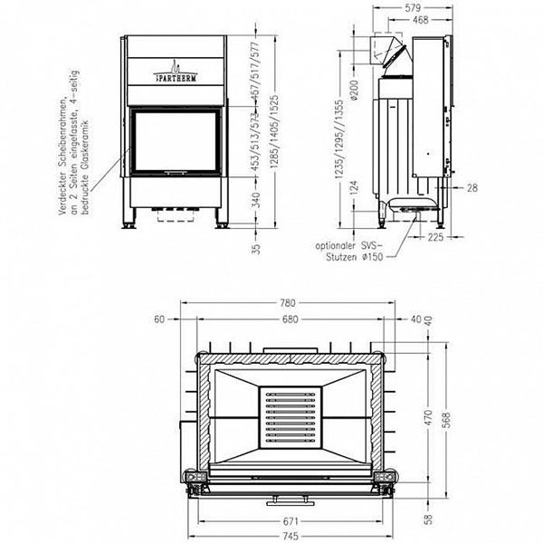 Камінна топка Spartherm Varia 1Vh-4S