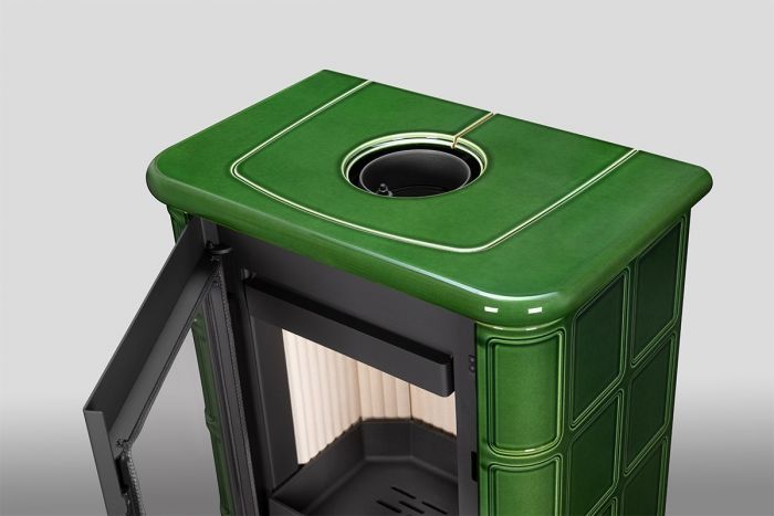 Сталева піч камін Romotop SIENA N 02 - кераміка