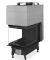 Камінна топка Romotop HEAT U 3g L 50.52.70.25 - тристороння топка для каміна з темним шамотом