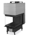 Камінна топка Romotop HEAT U 3g L 50.52.70.25 - тристороння топка для каміна з темним шамотом