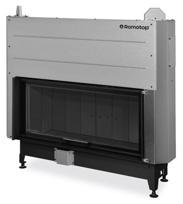 Камінна топка Romotop HEAT 3g L 110.50.06 – широкоформатна модель з гільйотиною та темною камерою згоряння