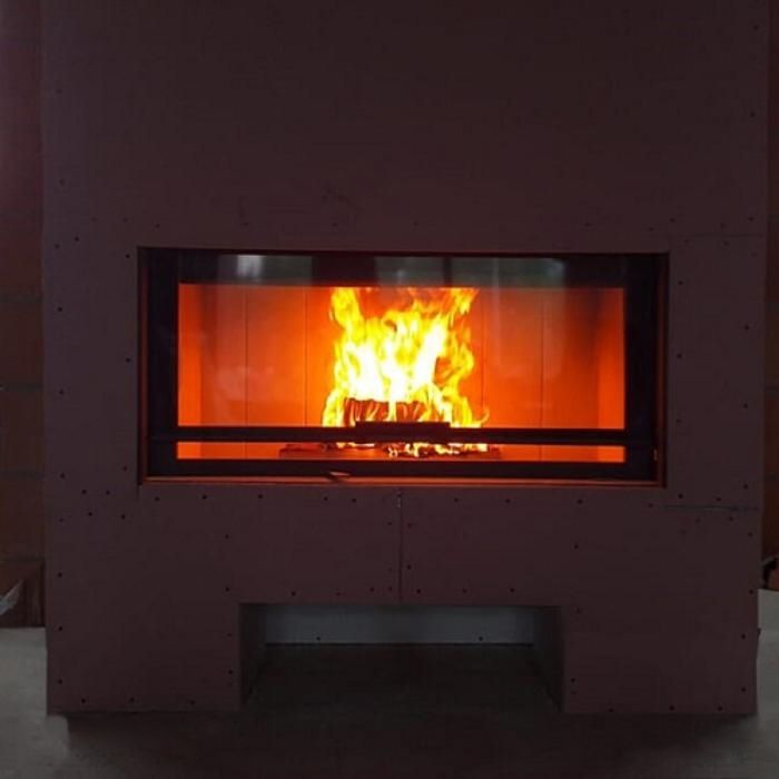 Камінна топка Romotop HEAT 3g L 110.50.06 – широкоформатна модель з гільйотиною та темною камерою згоряння