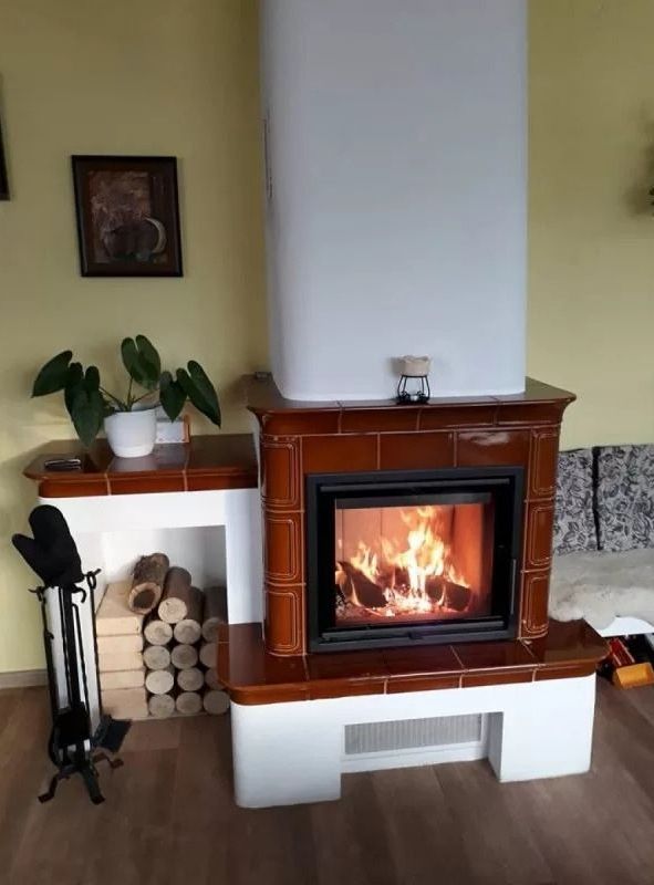 Камінна топка Romotop HEAT 4g 59.50.04 з прямим одинарним склом та світлою камерою згоряння