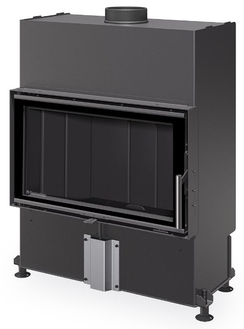 Камінна топка Romotop HEAT 4g 70.44.16 – вузька конвекційна модель з темною камерою згоряння