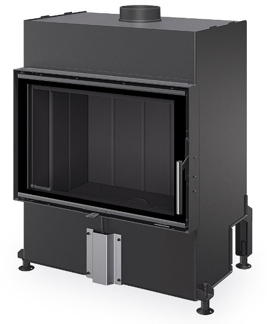 Камінна топка Romotop HEAT 4g 70.50.06 - вузька конвекційна топка з темною камерою згоряння