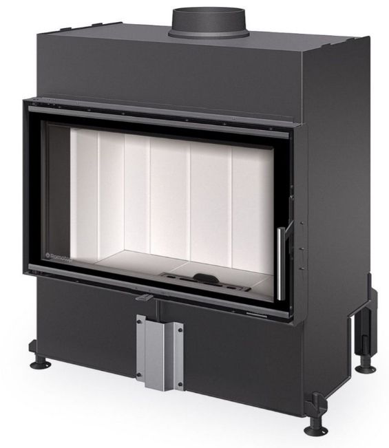 Камінна топка Romotop HEAT 4g 80.50.04 – конвекційна камінна топка з прямим склом і світлою камерою згоряння
