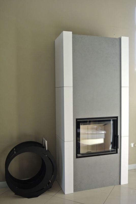 Камінна топка Romotop HEAT 4g 80.50.04 – конвекційна камінна топка з прямим склом і світлою камерою згоряння