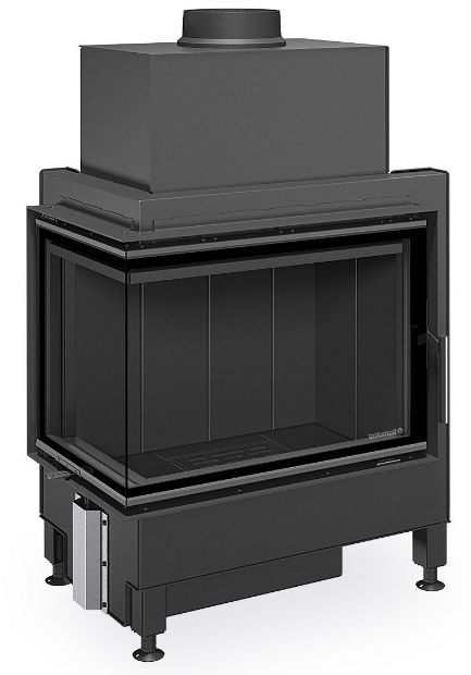 Камінна топка Romotop HEAT L 4g S 65.51.40.26 – ліва кутова топка з темною камерою згоряння