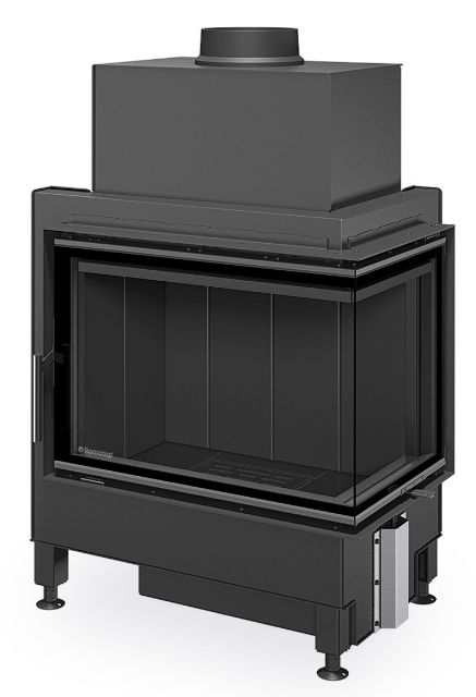 Камінна топка Romotop HEAT R 4g S 65.51.40.26 – права кутова топка з темною камерою згоряння