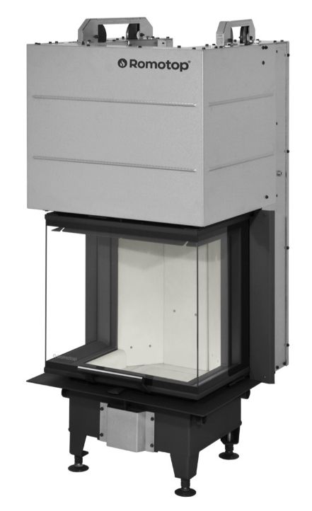 Камінна топка Romotop HEAT C 3g L 50.52.31.24 – тристороння топка з підйомними дверцятами та світлою камерою згоряння