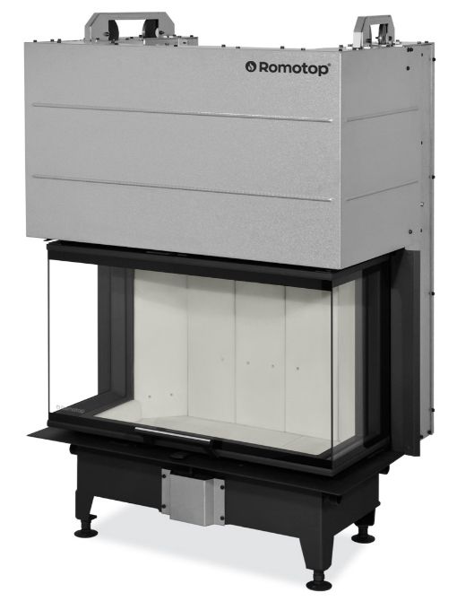 Камінна топка Romotop HEAT C 3g L 80.52.31.24 — тристороння топка з підйомними дверцятами та світлою камерою згоряння