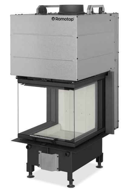 Камінна топка Romotop HEAT U 3g L 50.52.50.24 з підйомними дверцятами та тристороннім роздільним склом
