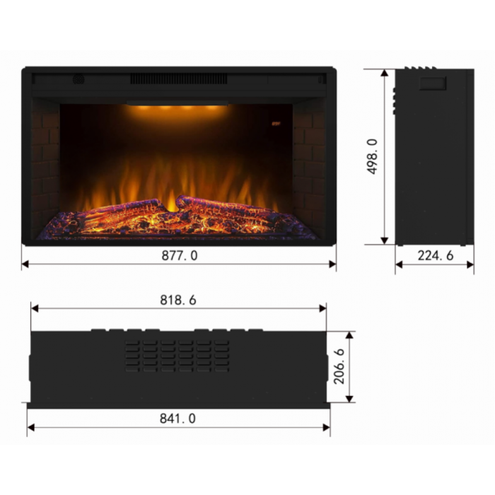 Електрокамін Royal Goodfire 33W LED
