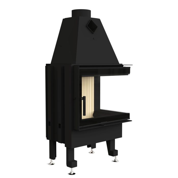 Камінна топка M-FIRE 60 (690/540) кутова права (14kW)