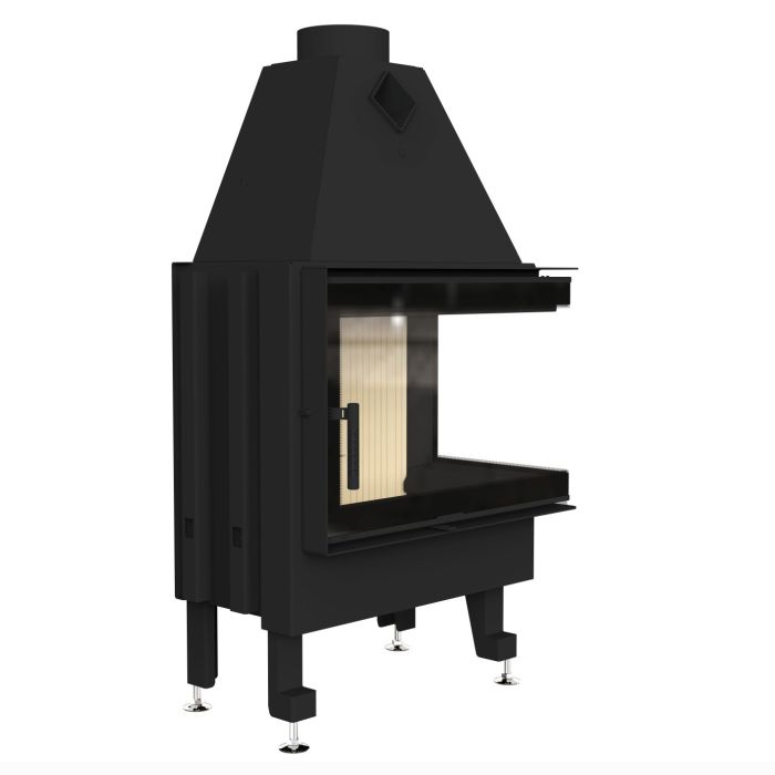 Камінна топка M-FIRE 70 (790/540) кутова права (15kW)