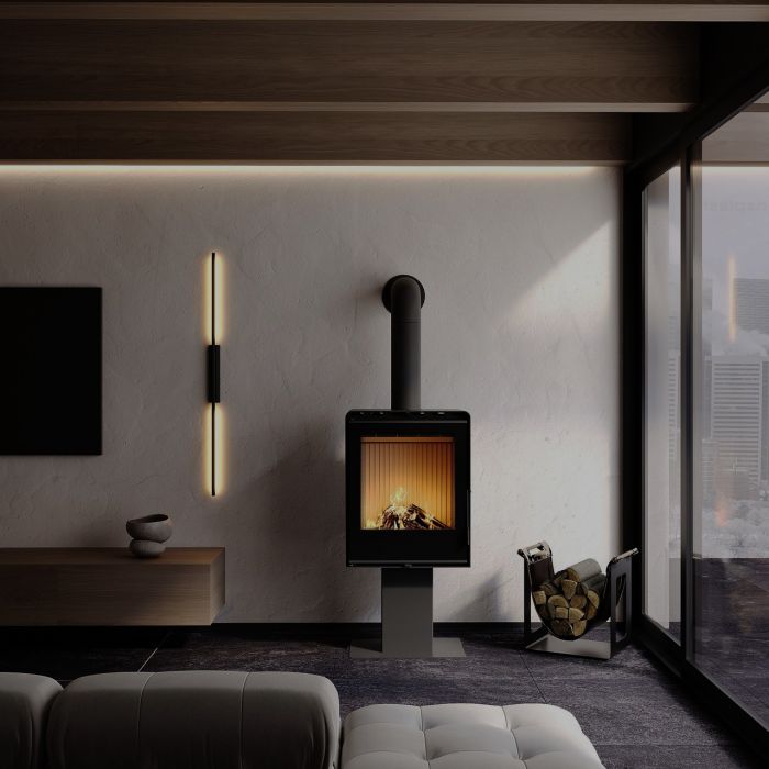 Піч сталева M-Fire Santorini на нозі (12kW)