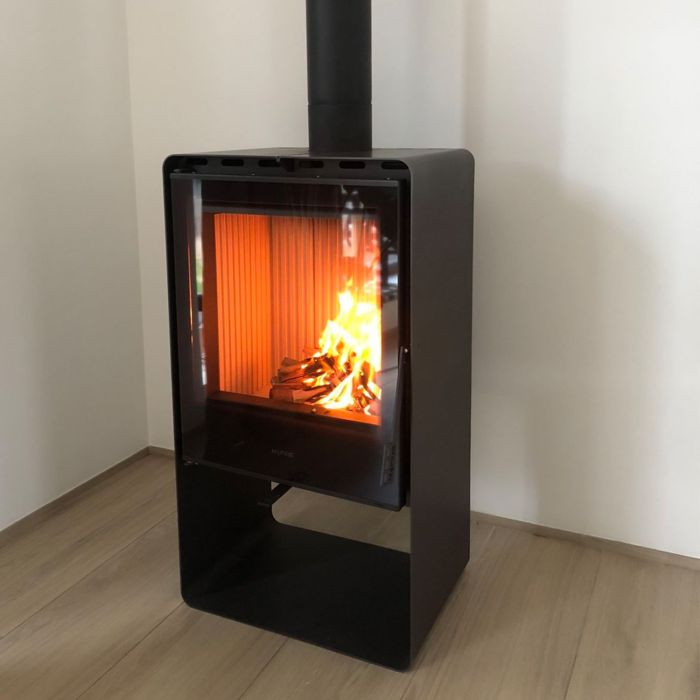 Піч сталева M-Fire Santorini з дровником (12kW)