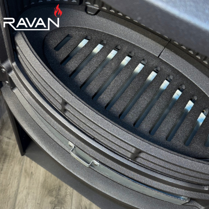 Чавунна піч Ravan Deluxe – потужна опалювальна піч із високоякісного чавуну, для будинку, дачі або заміського котеджу